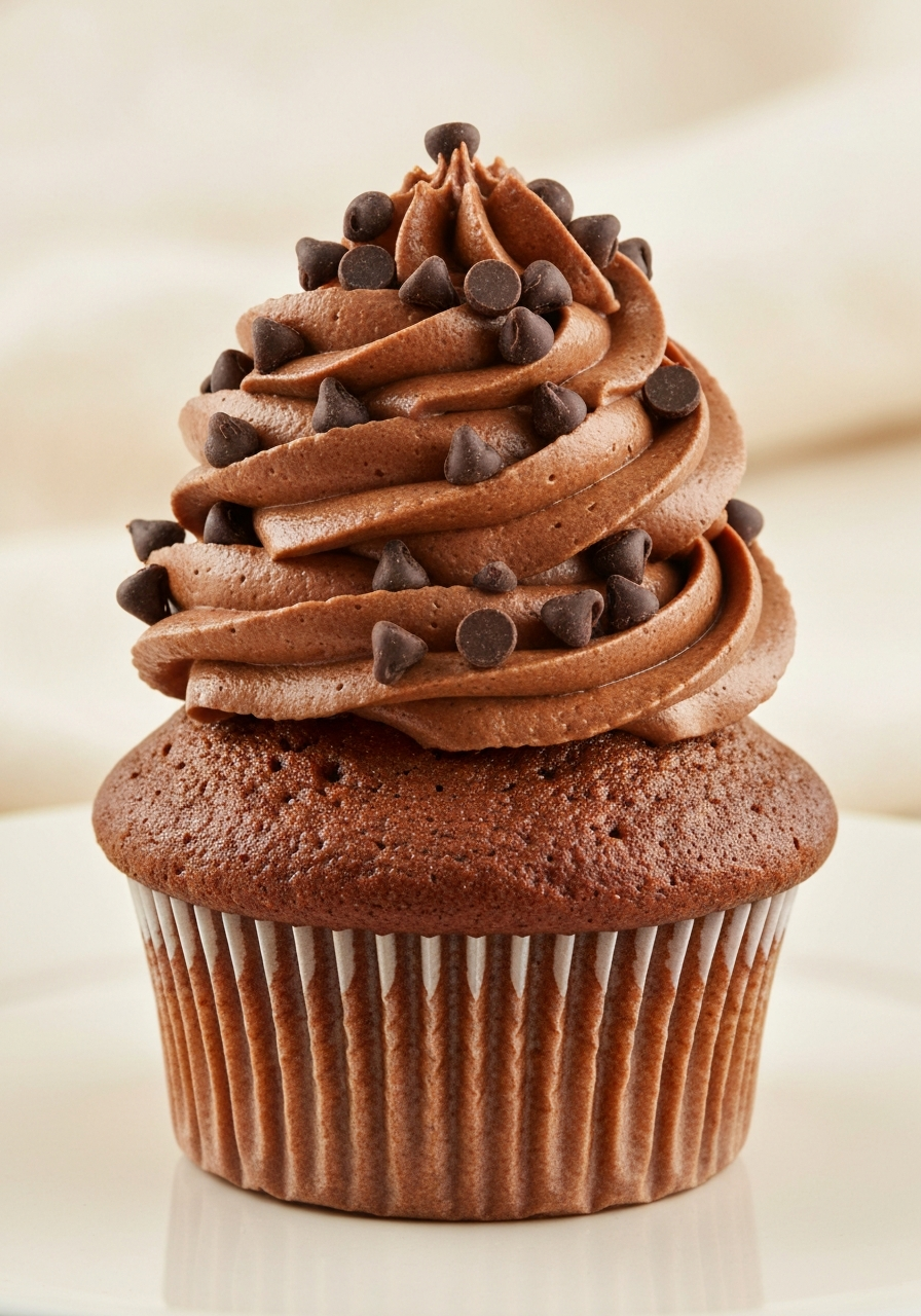 Classic Chocolate Cupcake with buttercream