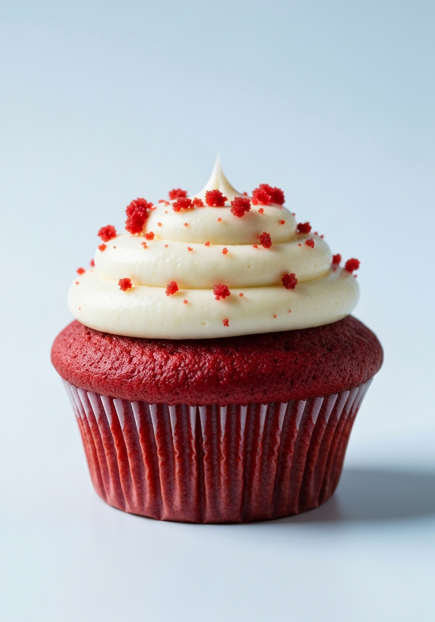 Red Velvet Cupcake with cream cheese frosting